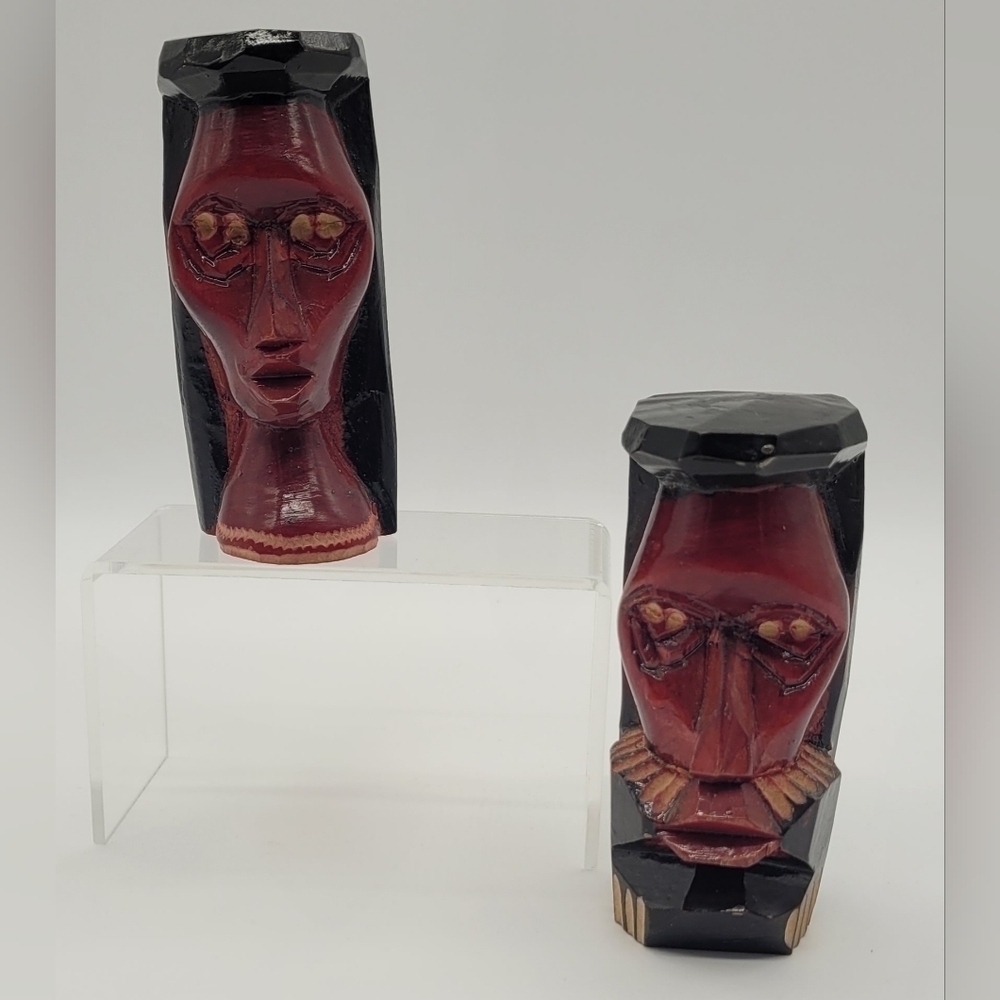 Jamaican Wood carved Figurines​​​